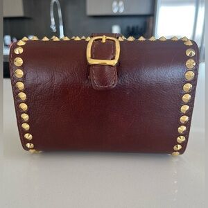 CC Skye Studded Leather Clutch in Great Condition